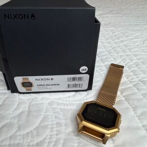Nixon Women's Siren Milanese Watch All Gold - A1272502-00, All Gold